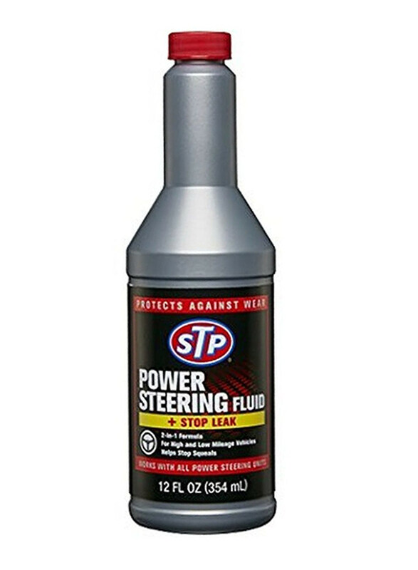 

STP 354ml Power Steering Fluid and Stop Leak, GST66046, Silver