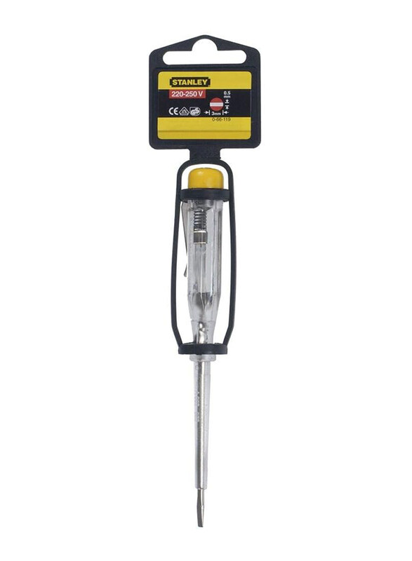 

Stanley Cushion Grip 66-119 Circuit Tester, Yellow