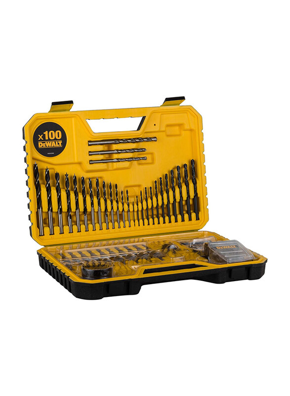 

DeWalt Combination Drill Bit Set, 100 Pieces, Dt71563-qz, Multicolour