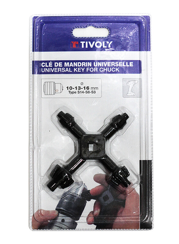 

Tivoly Universal Chuck Key, Black
