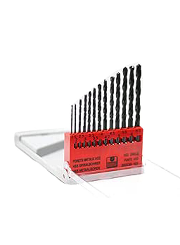 

Tivoly 13-Piece HSS Drill Bit Set, 1.5mm, 6.5 mm, Black