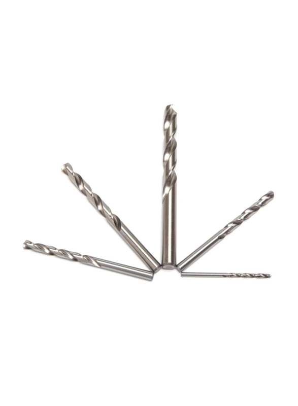 Tivoly 4mm HSS Fully Ground Jobber Split Point Drill for Drilling of Steels, Silver