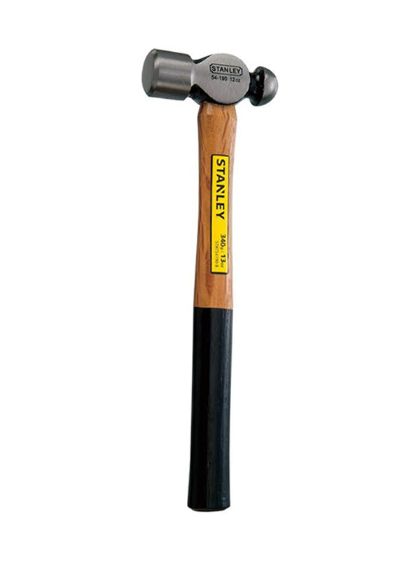 

Stanley 13 oz Ball Pein Wooden Handle Hammer, STHT54190-8, Brown