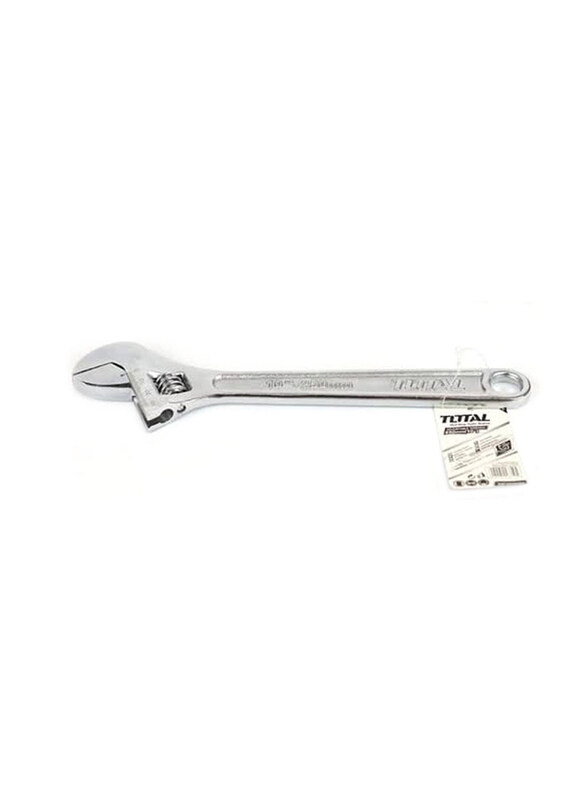 

Total Adjustable Wrench, THT1010103, Silver