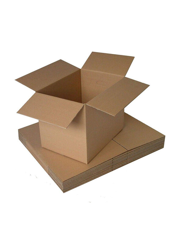 

Ally's Wolf Carton Box, 45x45x45cm, 5 Piece, Brown