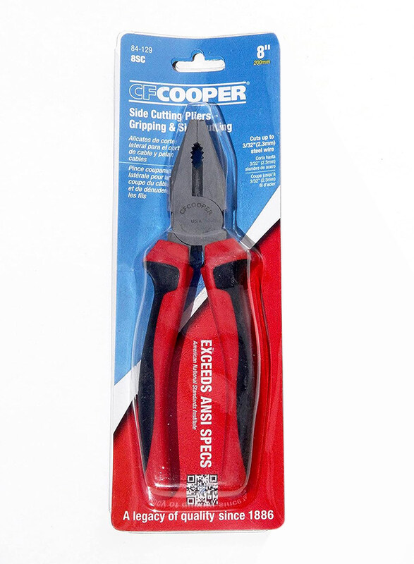 

CF Cooper Molded Grips Diagonal Cutting Pliers, Multicolour