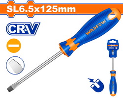 Wadfow SL6.5X125 Slotted Screwdriver - 125mm (WSD1265)