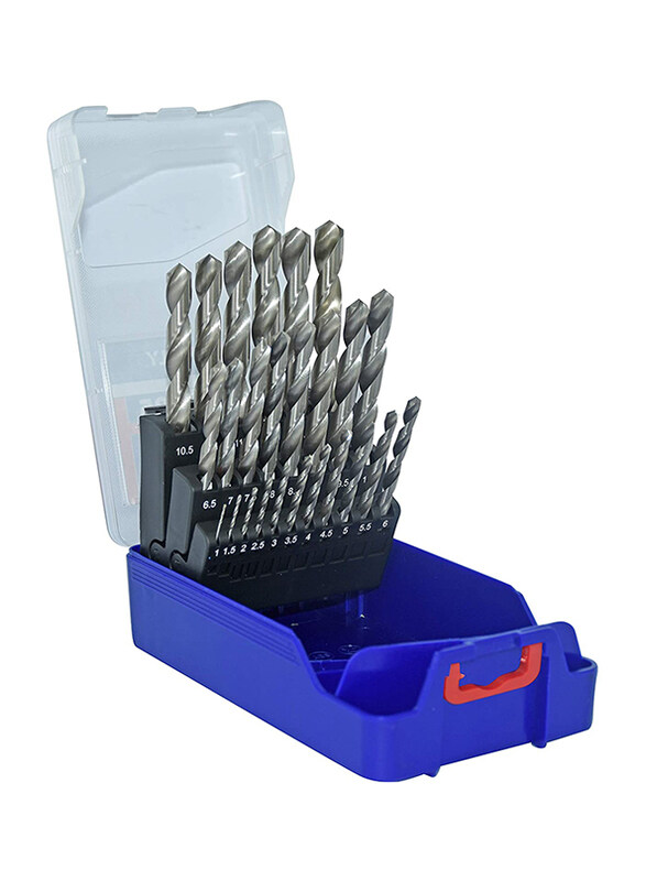 

Tivoly 25-Piece HSS Metal Drill Bits, Silver