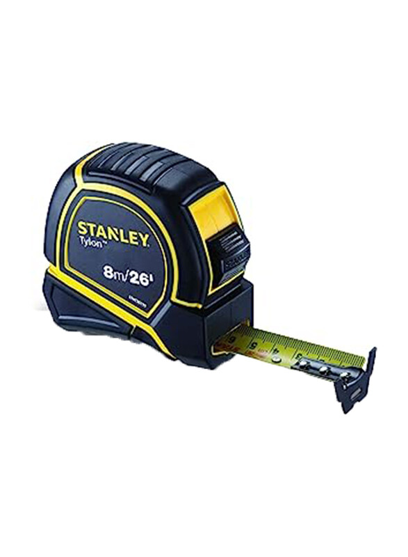 

Stanley 8m/26' x 25mm Tylon Short Measure Tape, STHT36195, Yellow/Black