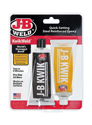 J-B Weld 10 oz KwikWeld Professional Size Steel Reinforced Epoxy, 2 Pieces , 8271, Yellow/Black