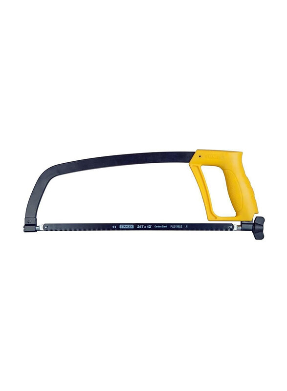 

Stanley Enclosed Grip Contractors Hacksaw, M.1-15-122, Black/Yellow