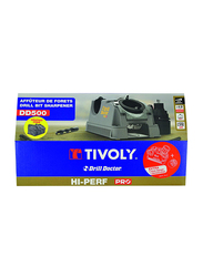 Tivoly HSS Drill Doctor 500X Drill Sharpener for HSS Drill and Carbide Tip, Grey