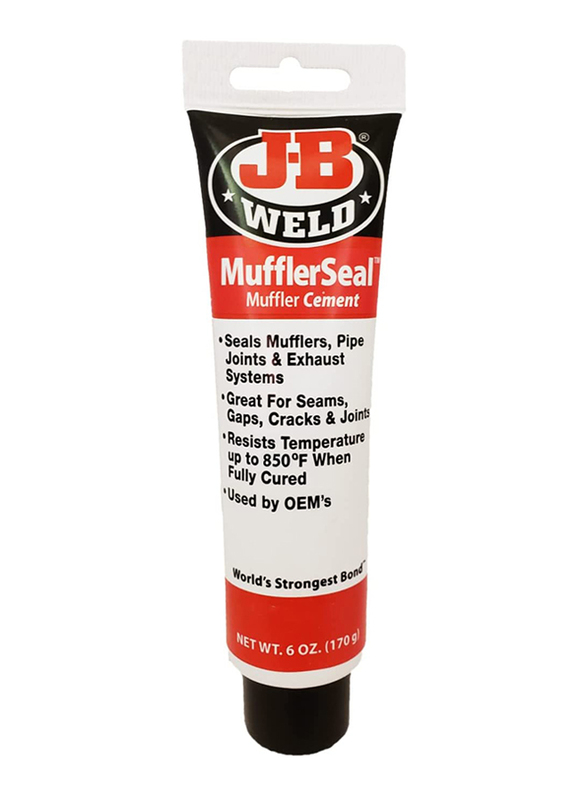 J-B Weld 6oz MufflerSeal Muffler Cement Plastic Tube, 37906, Copper