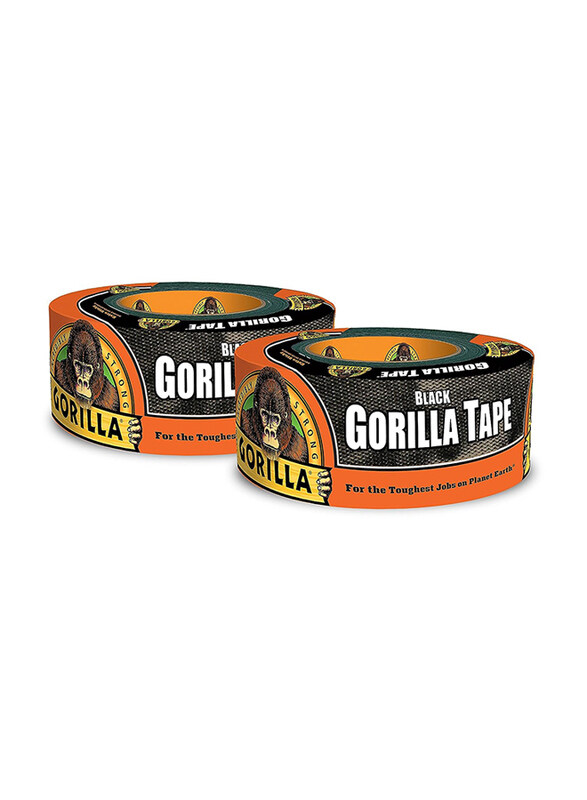 

Gorilla 2 Piece Duct Tape, 6012110, 1.88-Inch x 12 Yd, Black