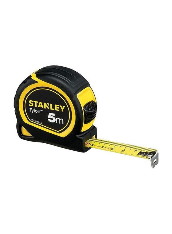 

Stanley 5-Meter Tylon Short Tape, Stht30697-8, Yellow/Black