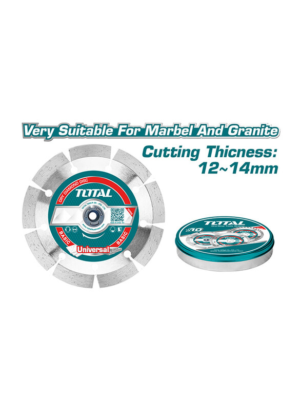 

Total Dry Diamond Disc, 115mm, TAC2111153, Silver/Teal