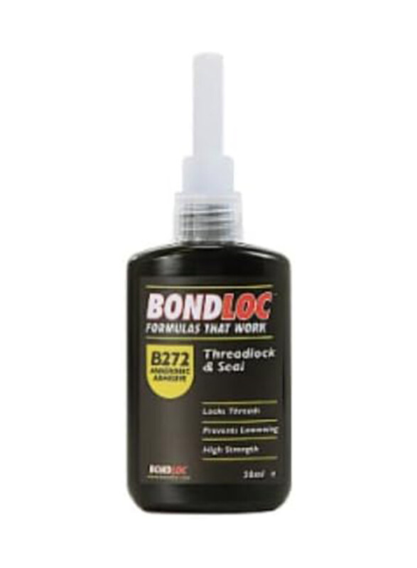 

Bondloc 50ml Thread lock High Strength Adhesive, B272-50, Black