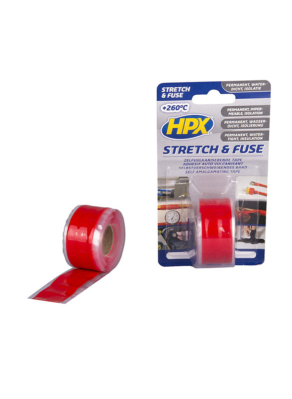 

HPx 25mm x 3m Stretch & Fuse Self Fusion Tape, Red