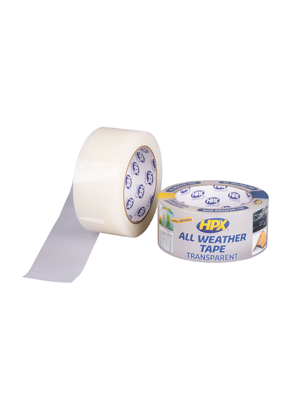 HPX AT4825 All Weather Tape, 48mm x 25m, Transparent