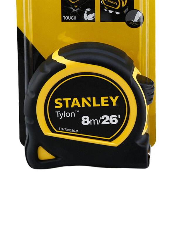 

Stanley 8m/26' Value Lock Measuring Tape, STHT30656-8, Black/Yellow
