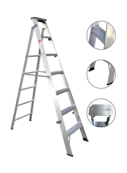 EMC Aluminium Multi-Purpose 5 Steps Portable Ladder, Silver