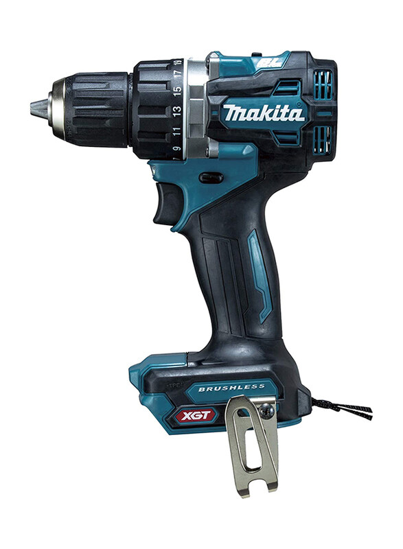 

Makita 40V Max Li-ion XGT Brushless Cordless Hammer Drill Driver without Battery & Charger, HP002GZ, Blue/Black