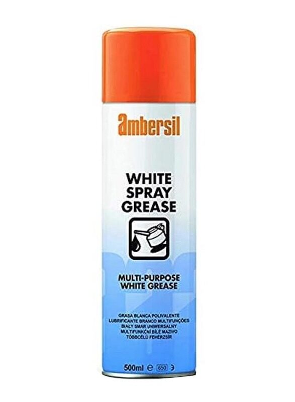 

Ambersil 500ml White Spray Grease, Multicolour