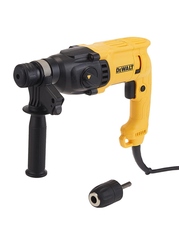 

DeWalt Corded 710W 3 Mode SDS Plus Hammer Drill with Extra Std 13mm Chuck, D25033C-B5, Black/Yellow