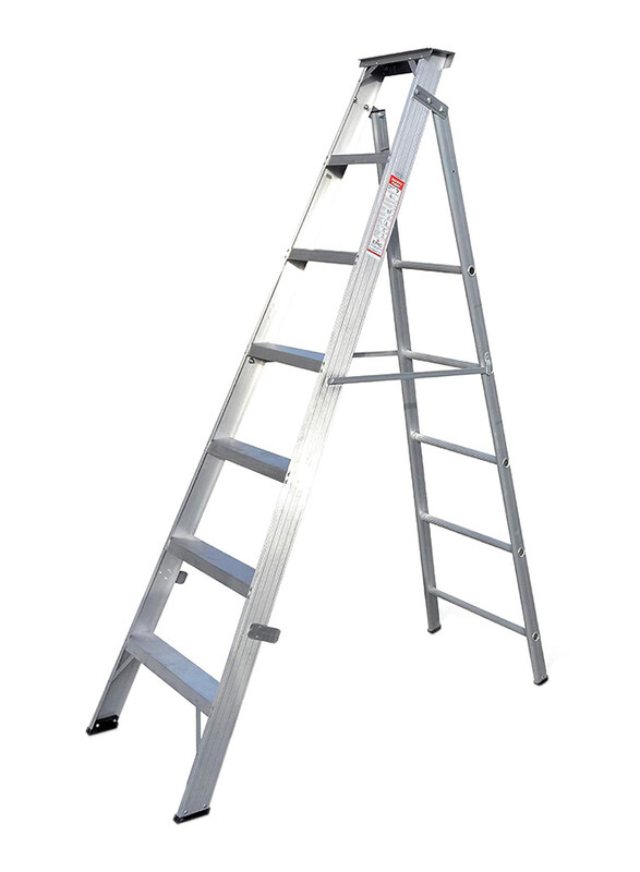

EMC Emirates Dual Purpose 3 Steps Ladder, DMM-EDP PerfumeL-03, Silver