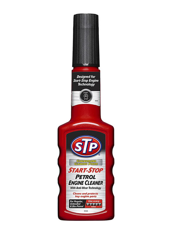 STP 200ml Start Stop Petrol Engine Cleaner, 74200, Red