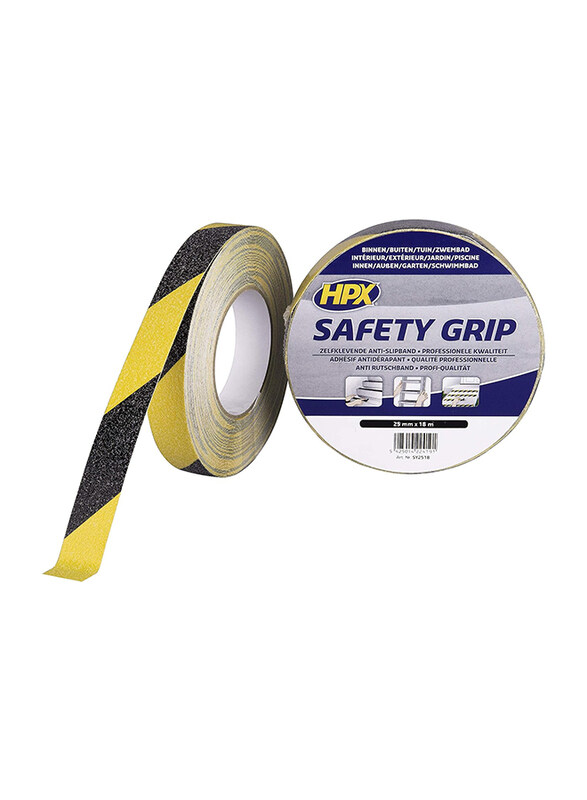 

HPx 25 x 18mm Anti-Slip Tape, SY2518, Black/Yellow