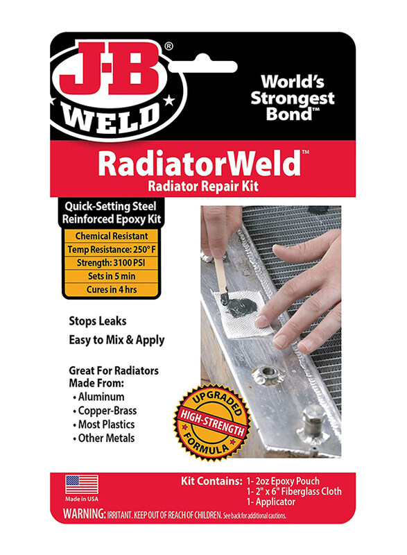 

J-B Weld 3-Piece RadiatorWeld Radiator and Plastic Repair Kit, 2120