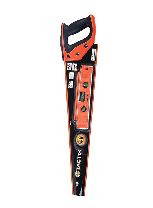 

Tactix 4-Piece Saw and Level Set, 265104, Multicolour