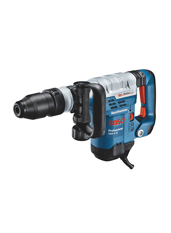 

Bosch GSH 5 Demolition Hammer Drill, 1100W, 7.5 Joules, 5Kg, Multicolour