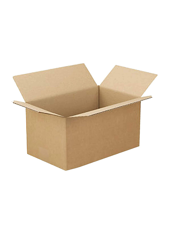 Tamtek Cardboard Carton Box for Moving, Shipping and Packing, 20 Pieces, 45 X 30 X30cm, Brown