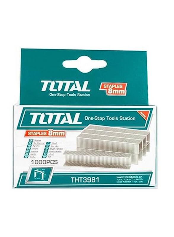 

Total 1000-Piece Staples 8mm, THT3981, Grey