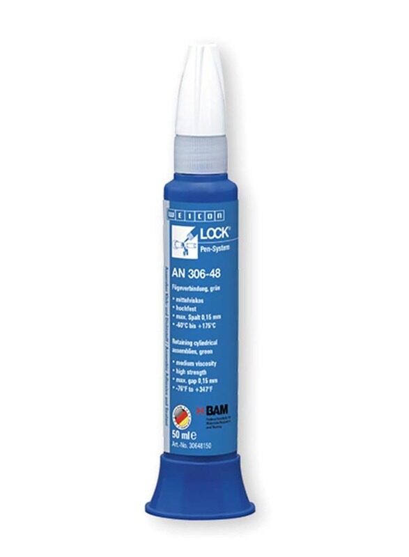 

Weicon 50ml Retaining Cylindrical Assemblies, AN 306-48, Blue