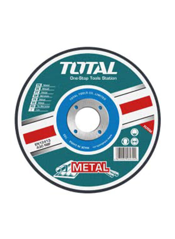 

Total 115 x 1.2mm Abrasive Metal Cutting Disc, TAC2211151
