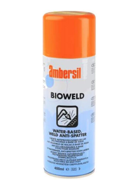 

Ambersil 400ml Bioweld Water-Based Weld Anti Spatter Spray, Multicolour