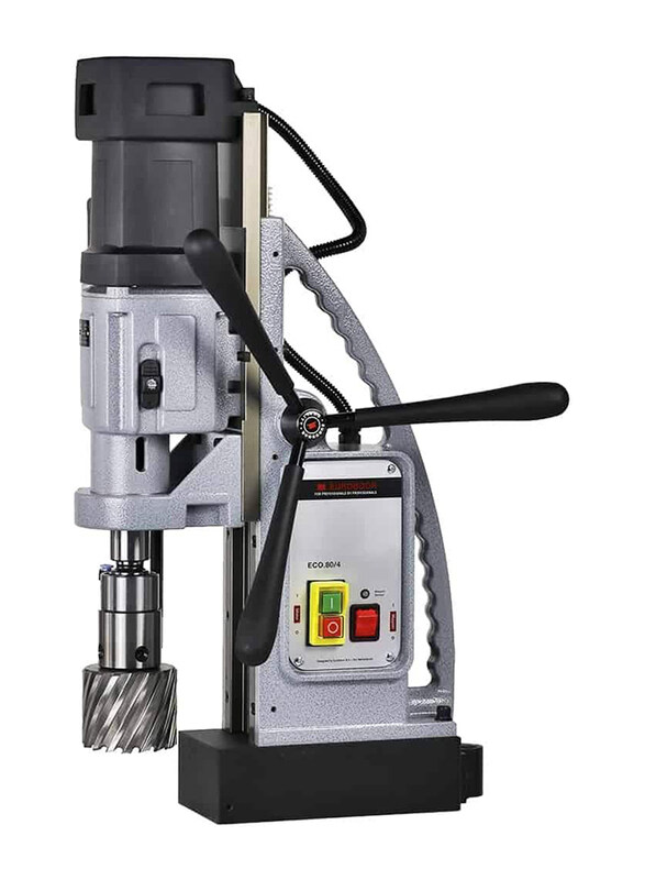 

Euroboor Eco 80/4 Magnetic Drilling Machine, Silver/Black