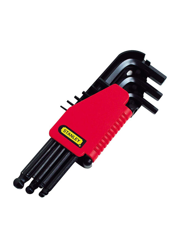 

Stanley 9-Piece Long Spherical Head Male Spanner Set, 0-69-256, Black/Red