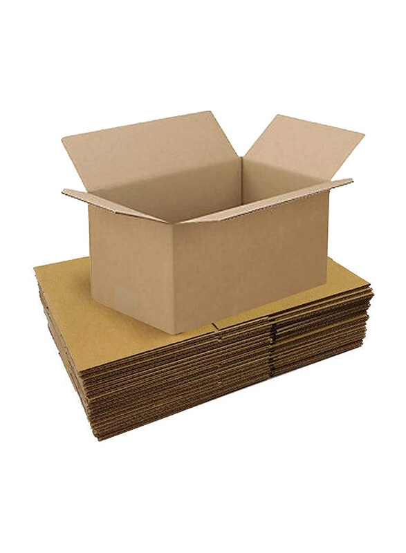 

Tamtek Cardboard Carton Box, 45 x 45 x 70cm, 20 Piece, Brown