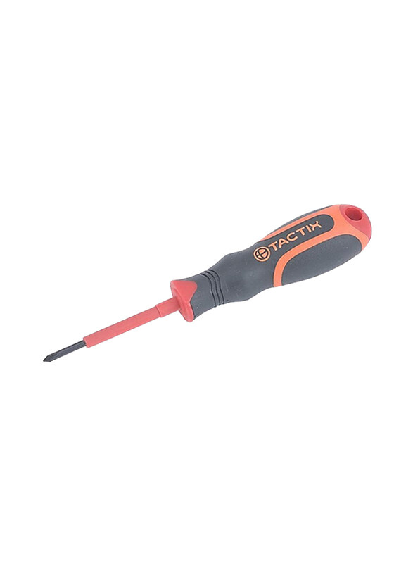 

Tactix 80mm Insulated Screwdriver, Multicolour