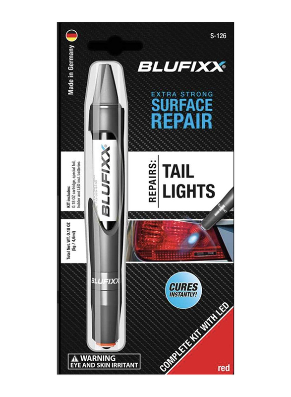 Blufixx 5g Repair Kit for Tail Lights with LED Light, Red