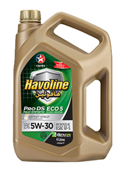Caltex 4 Liters Havoline Pro Ds Fully Synthetic Eco Engine Oil, 5 Sae 5W-30, Gold