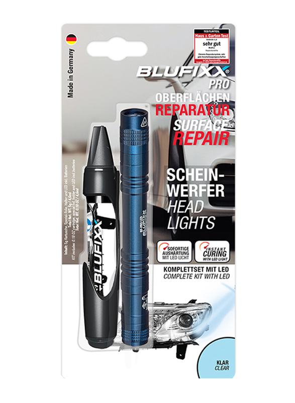 Blufixx Surface Repair Kit for Headlights 5G with Led Light, Multicolour