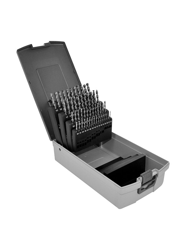 

Tivoly 51 Ground HSS Metal Cross Point Drill Bits, Silver
