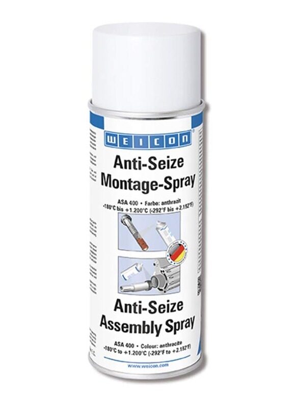 

Weicon 400ml Anti-Seize Assembly Spray, 27000400, Clear