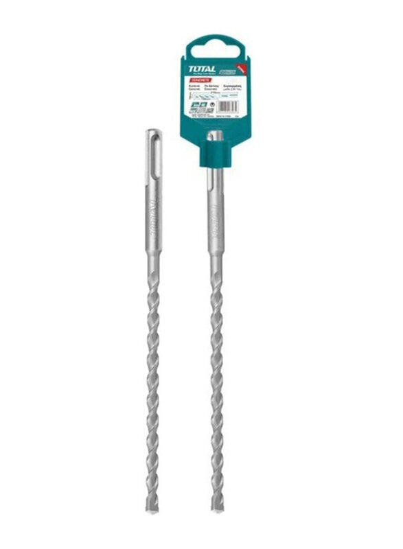 

Total Industrial SDS Plus Hammer Drill Bit, 8 x 110mm, TAC310801, Silver