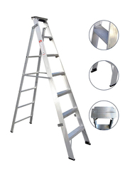 EMC Multi-Purpose 7 Steps Portable Ladder, Silver